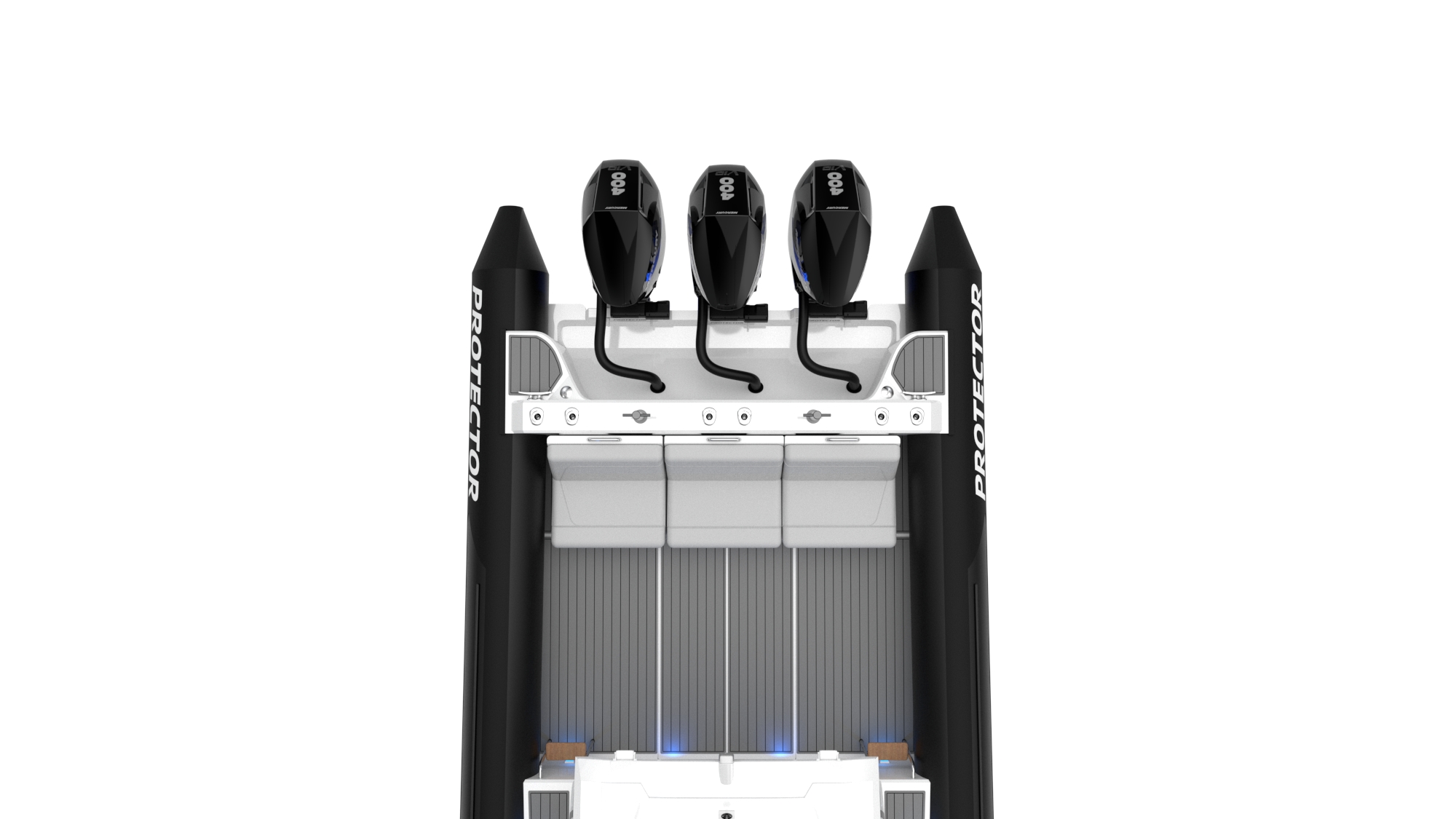 Triple outboard - the ultimate performance option 